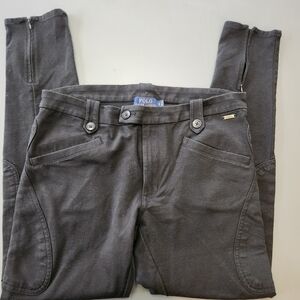 Polo Ralph Lauren Women’s Black Sz 12 Equestrian Riding Pant-Hip Patch-Dbl Knee
